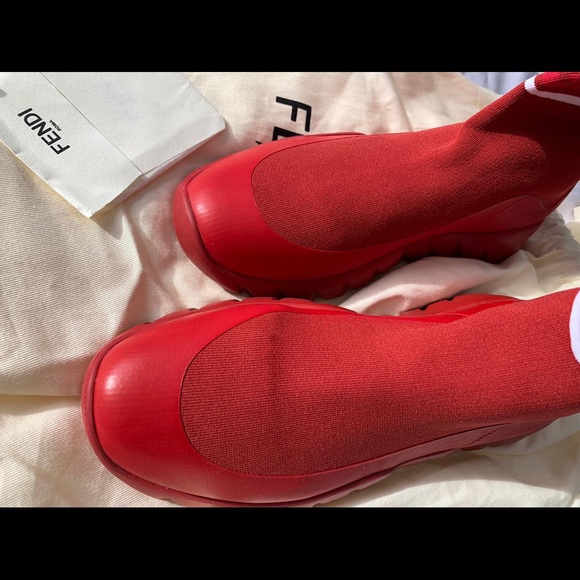 ❗️SOLDOUT ❗️Fendi sock logo sneakers - Picture 3 of 8